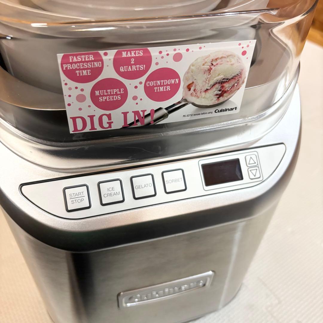 【美品】Cuisinart クイジナート ICE-70 アイスクリームメーカー