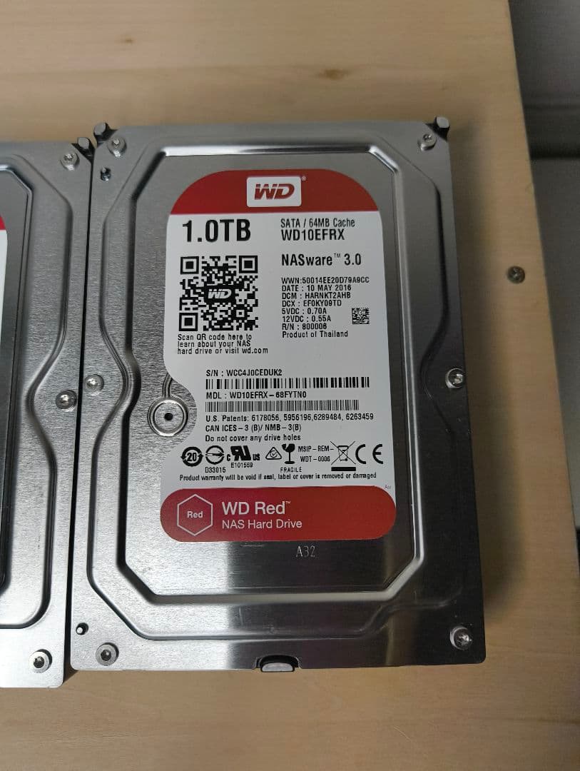 WD Red 1TB HDD NAS用