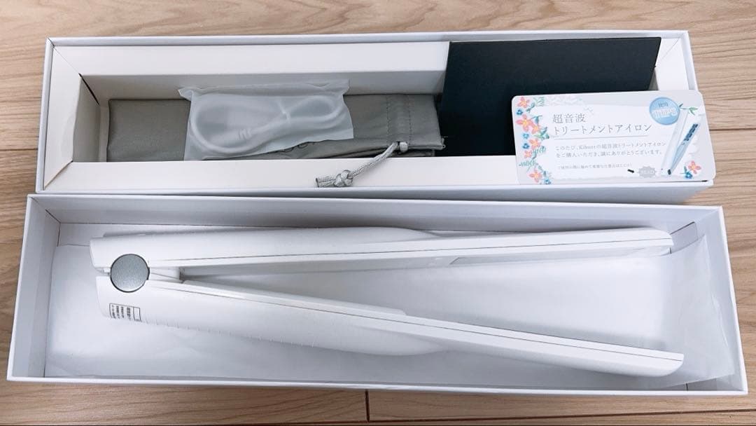 【美品】Kiboer 超音波トリートメント アイロン