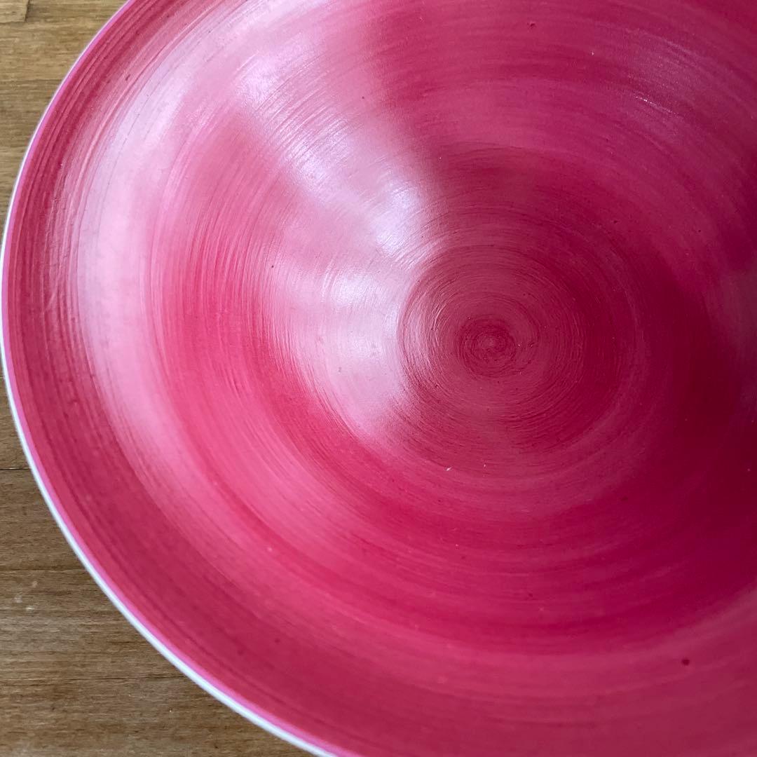 お値下げ　ARITA ワインレッド 多用鉢　平皿　アリタポーセリンラボ