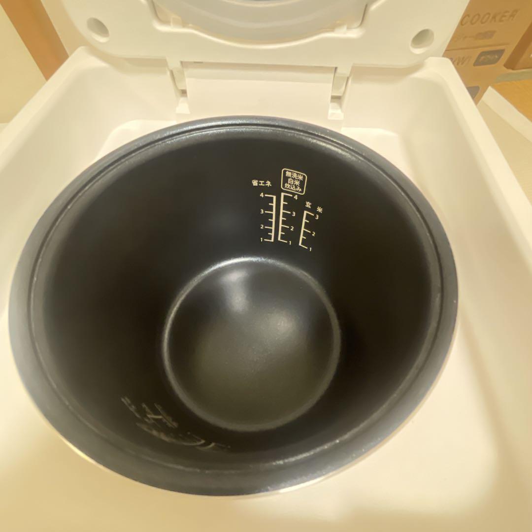 YAMAZEN 炊飯器 YJS-CM072(W) ホワイト