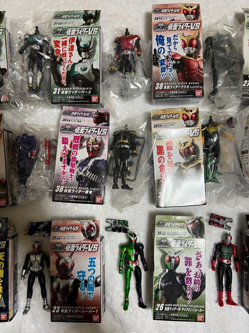 ⭐︎大量まとめ⭐︎ 装動& SHODO 掌動シリーズ 未開封と開封まとめ!