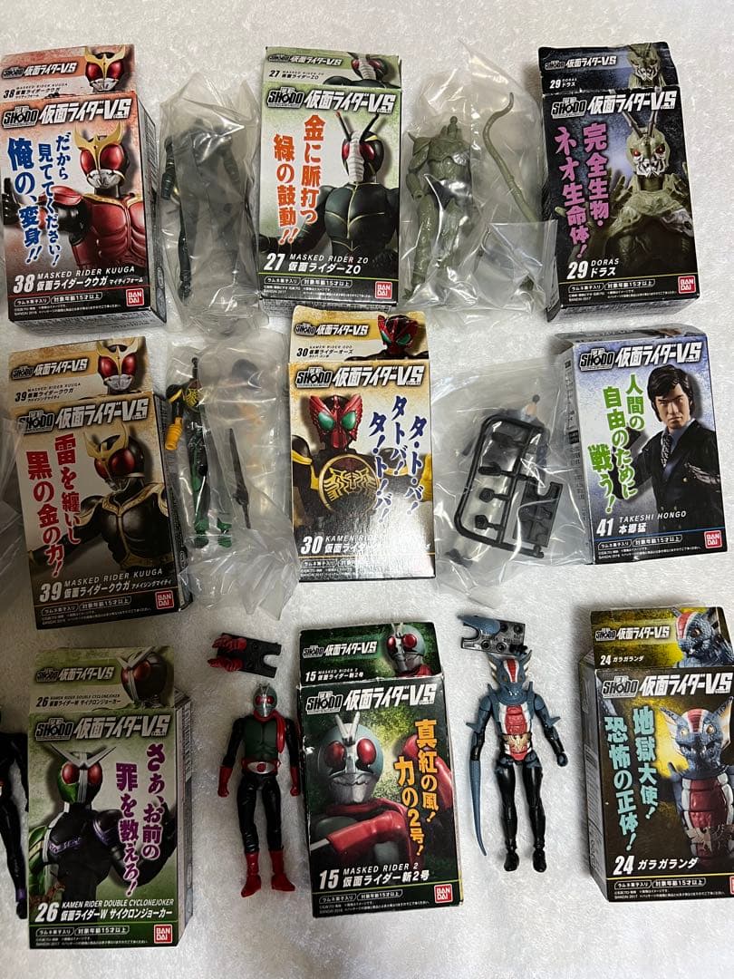 ⭐︎大量まとめ⭐︎ 装動& SHODO 掌動シリーズ 未開封と開封まとめ!