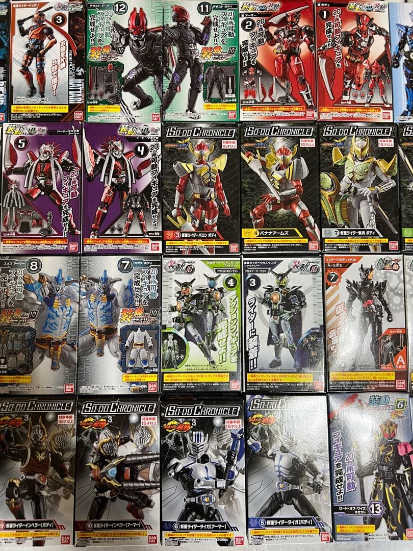 ⭐︎大量まとめ⭐︎ 装動& SHODO 掌動シリーズ 未開封と開封まとめ!