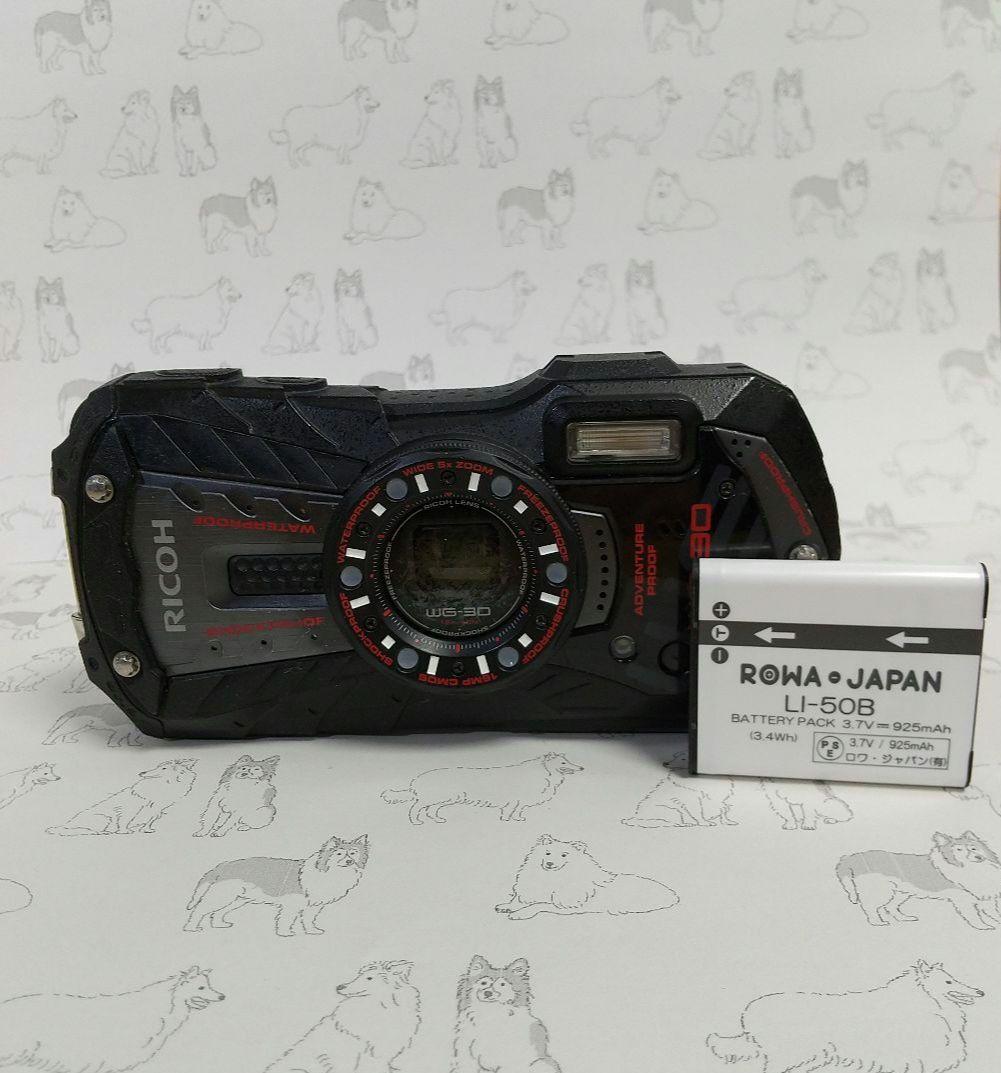 【RS59】RICOH WG-30 デジカメ 本体