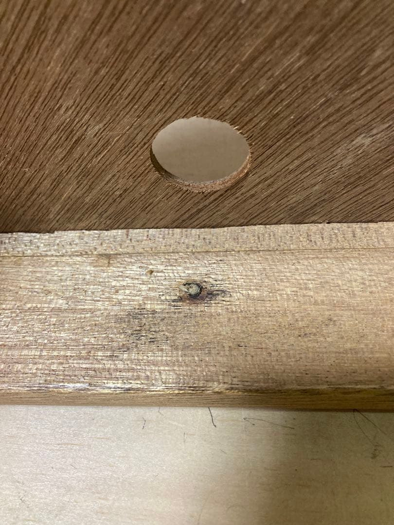 ハンドメイド　古道具風　卓上引出し　5段小引出し　ビンテージ風　什器にも