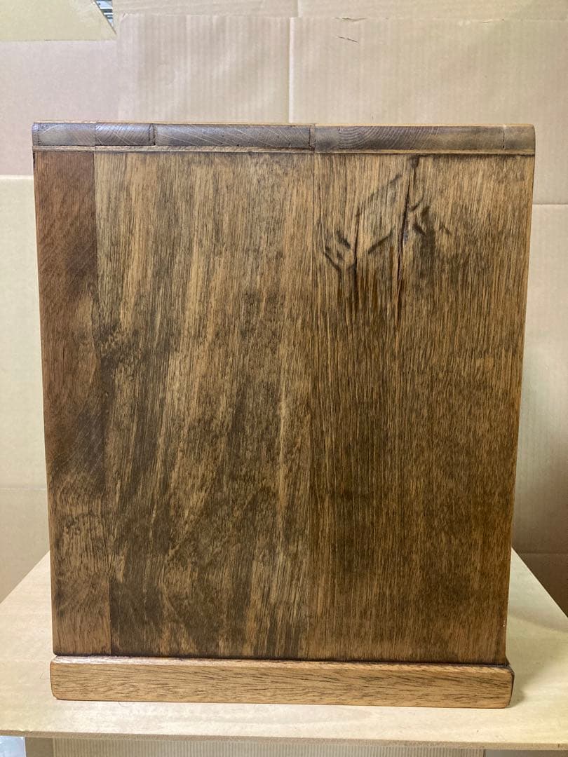 ハンドメイド　古道具風　卓上引出し　5段小引出し　ビンテージ風　什器にも