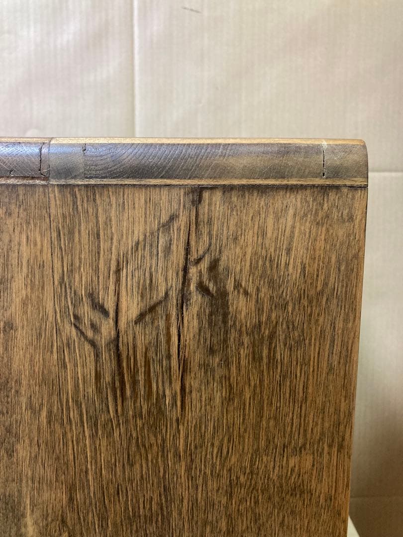 ハンドメイド　古道具風　卓上引出し　5段小引出し　ビンテージ風　什器にも