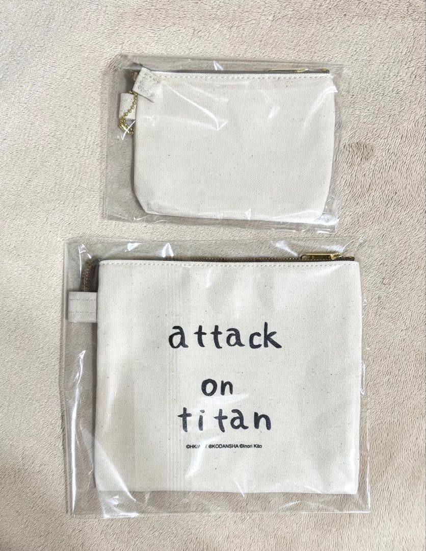 進撃の巨人　エレン　コットンポーチセット　鬼頭祈