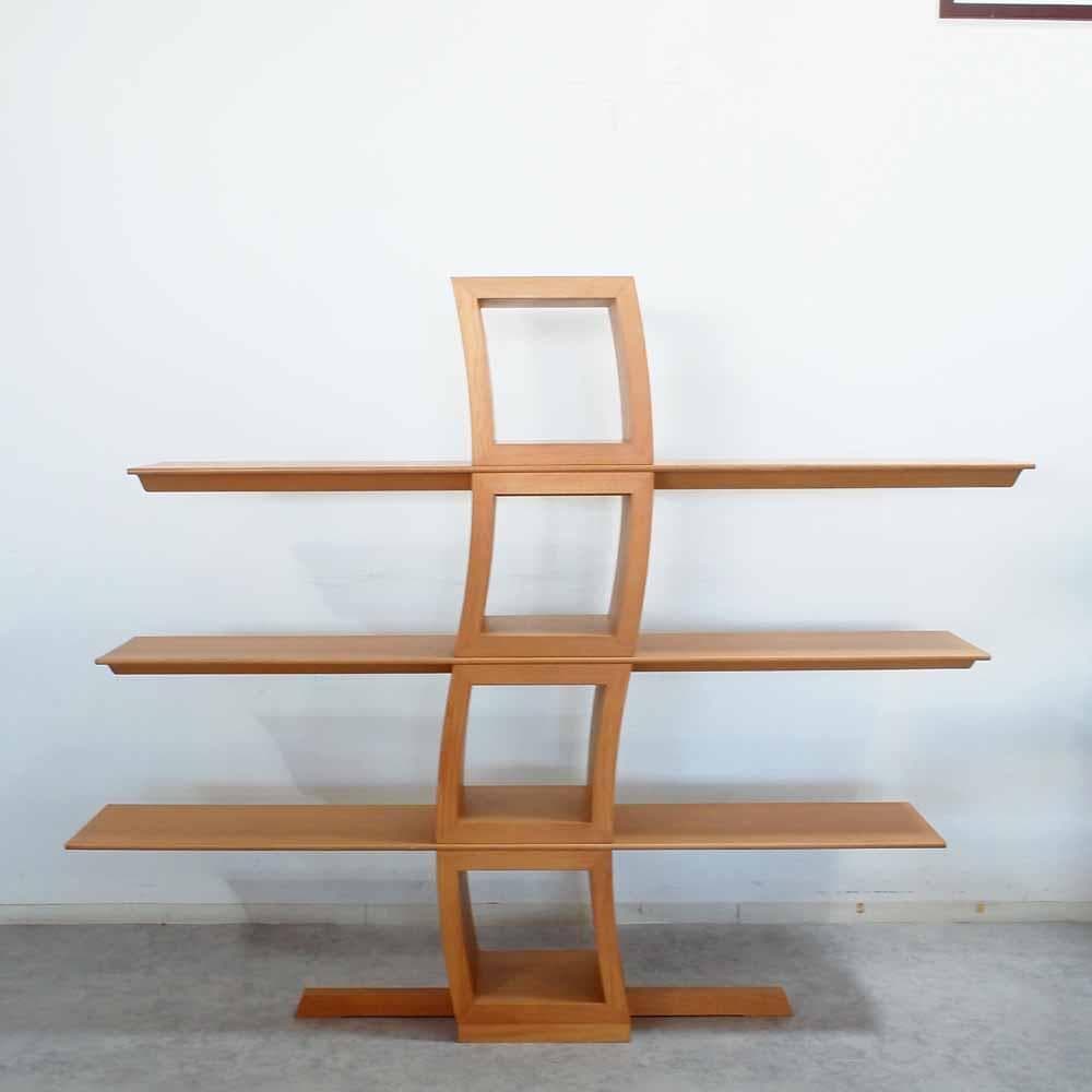 カンディハウス ウェーブデザイン ブックシェルフ ZR24491