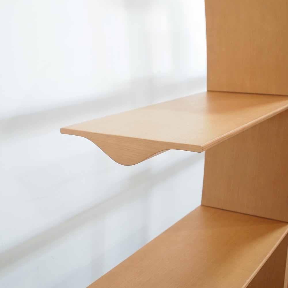 カンディハウス ウェーブデザイン ブックシェルフ ZR24491