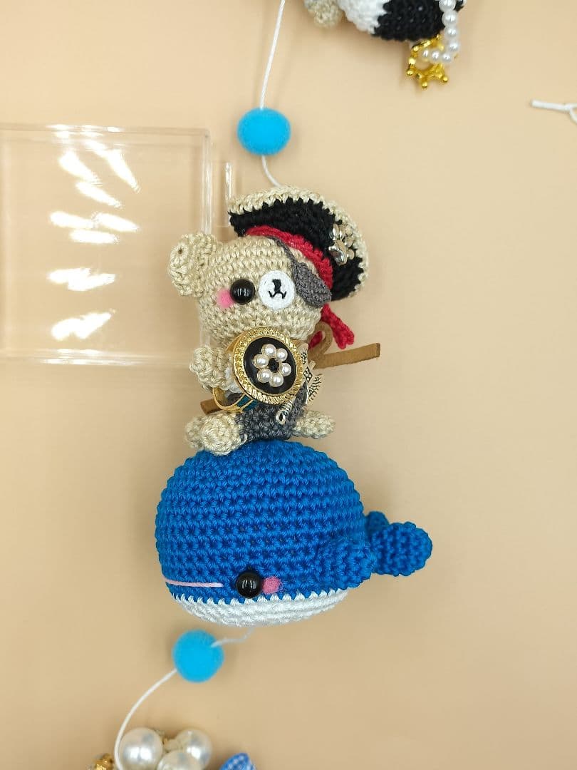 あみぐるみ　Aモビール　夏