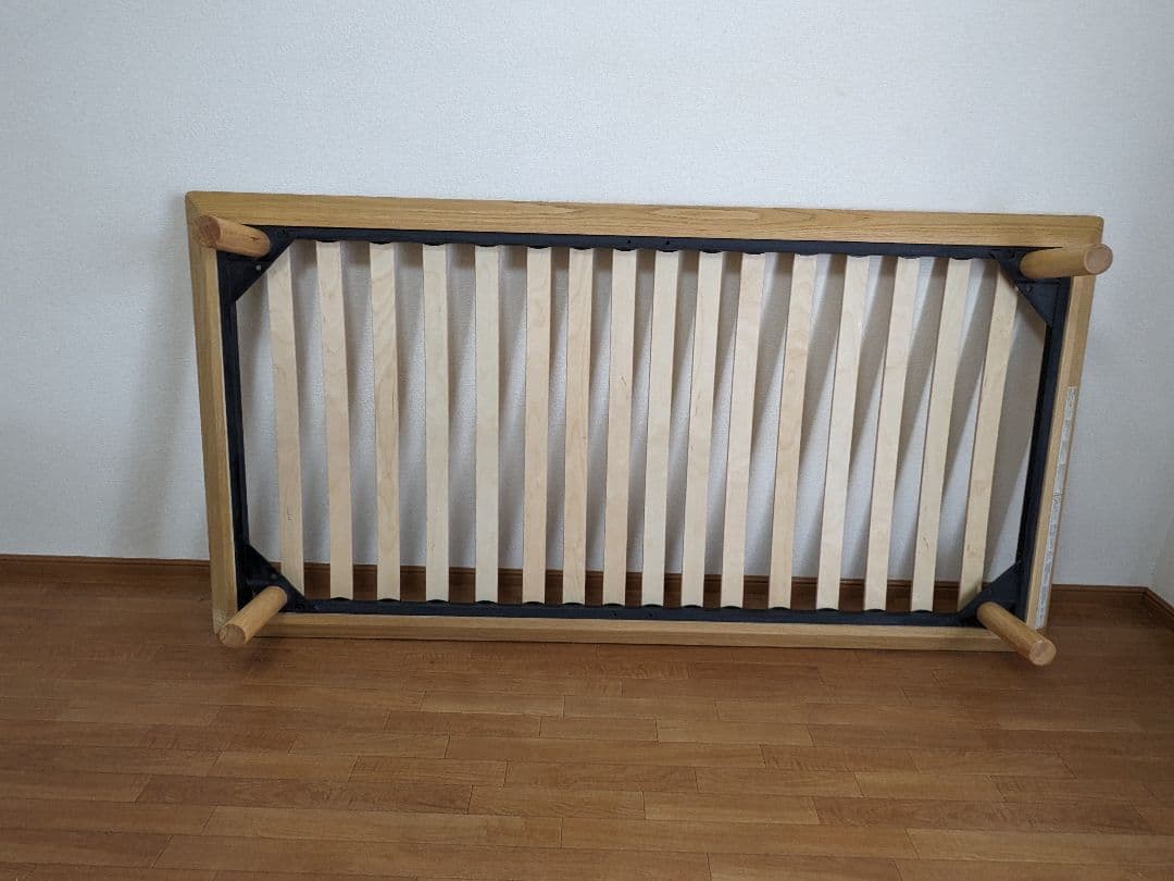 Reyさま専用 無印良品　シングルベッドフレーム 　オ−ク材