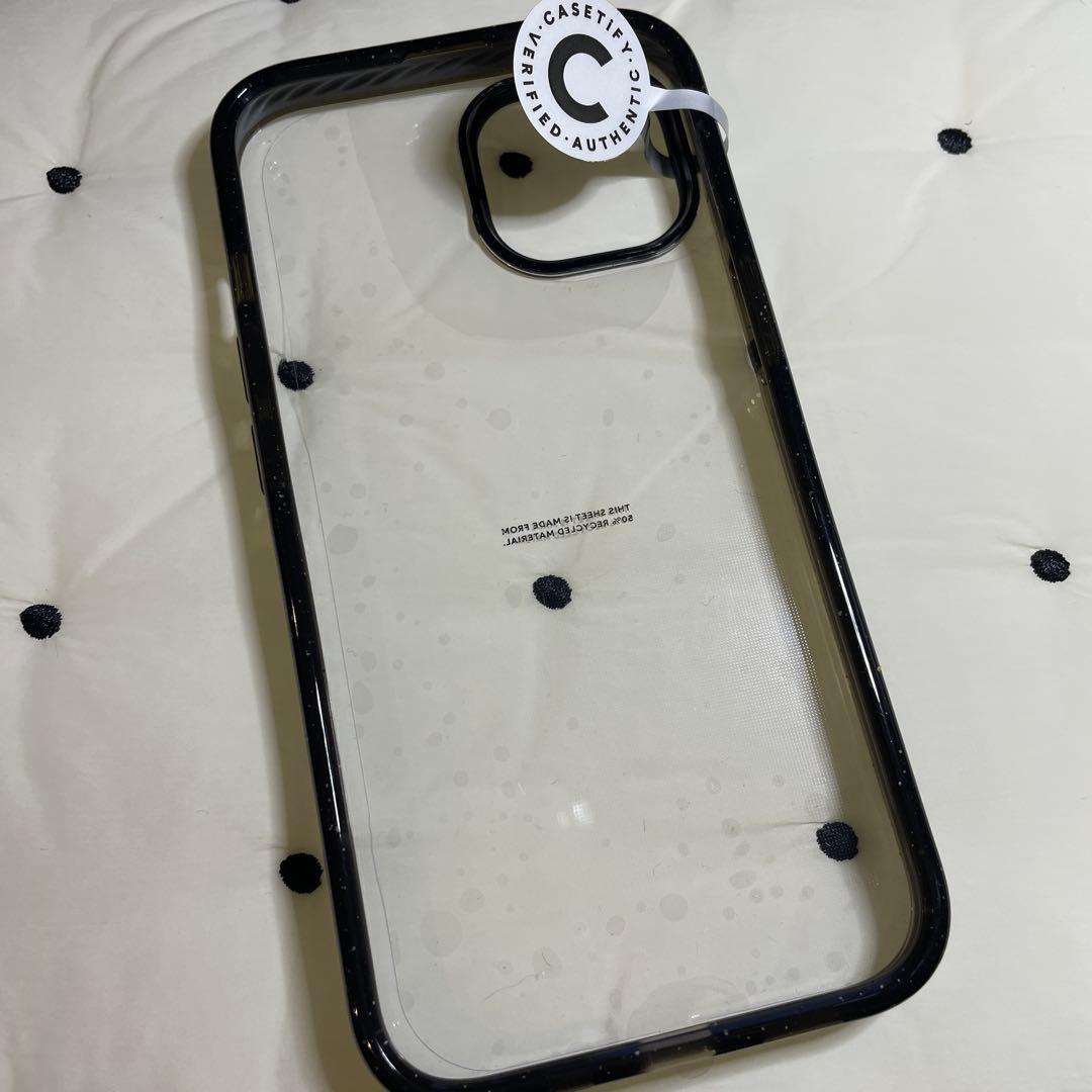 CASETIFY iPhone14 ケース クリア/ブラック