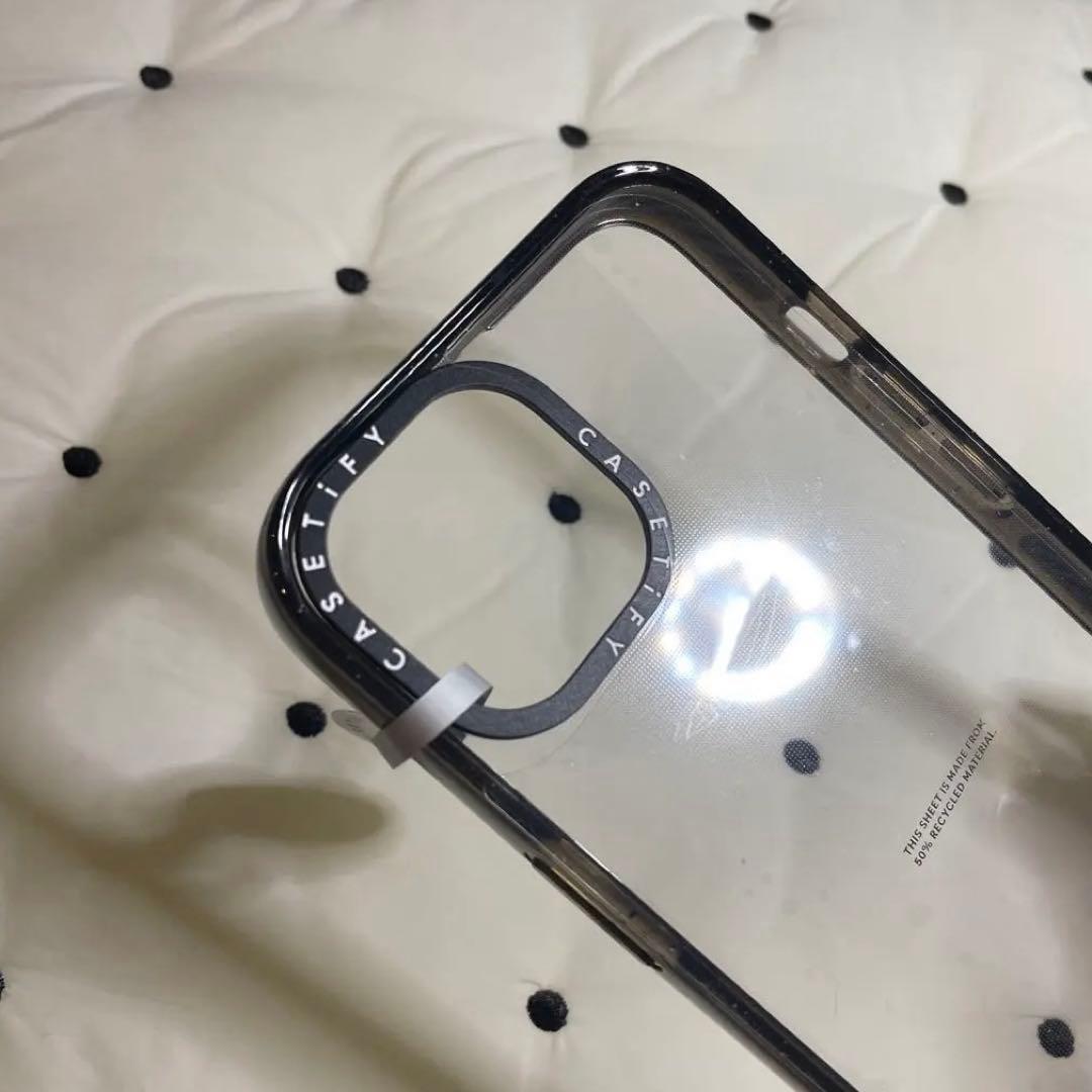 CASETIFY iPhone14 ケース クリア/ブラック