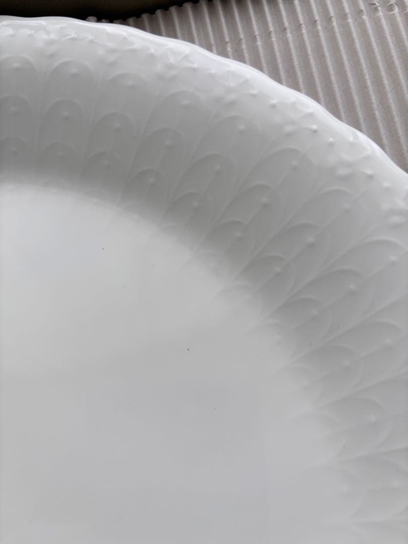 NARUMI シルキーホワイト 27cmディナー 皿 プレート 5枚セット