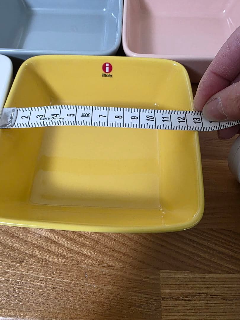  スクエアプレート12x12 　5色