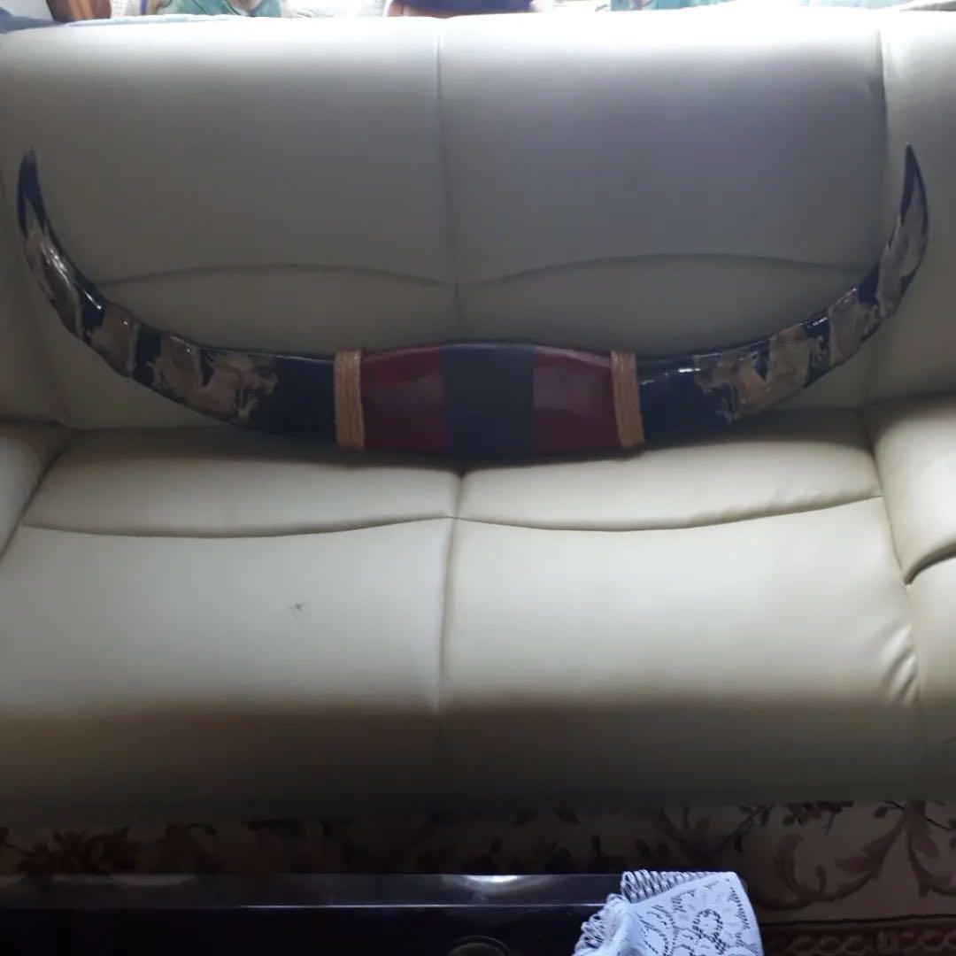 水牛の角の浮き彫り彫刻