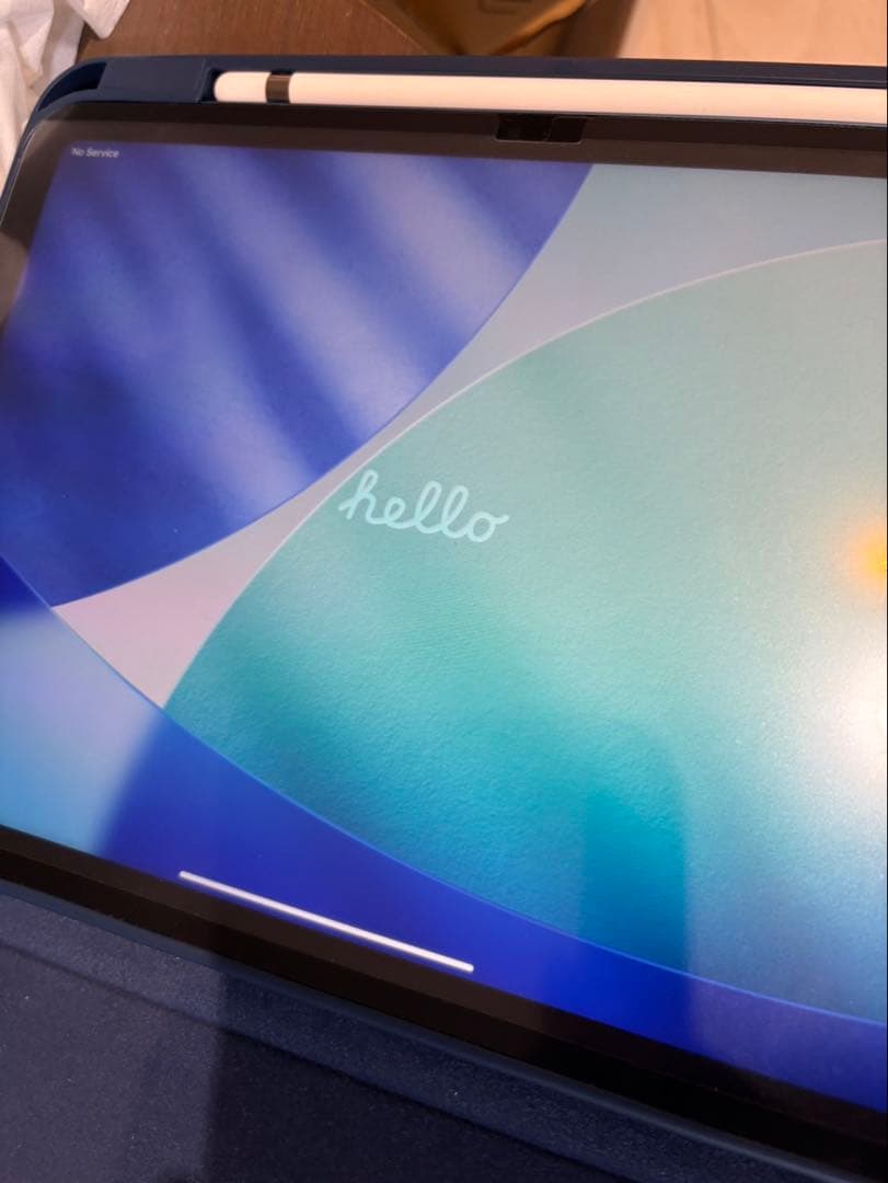 Apple iPad 本体 ブルー + Apple Pencil + キーボード