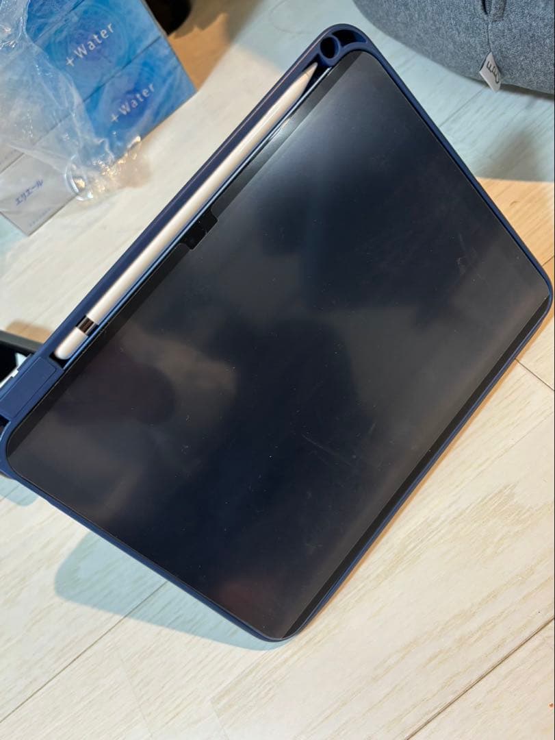 Apple iPad 本体 ブルー + Apple Pencil + キーボード