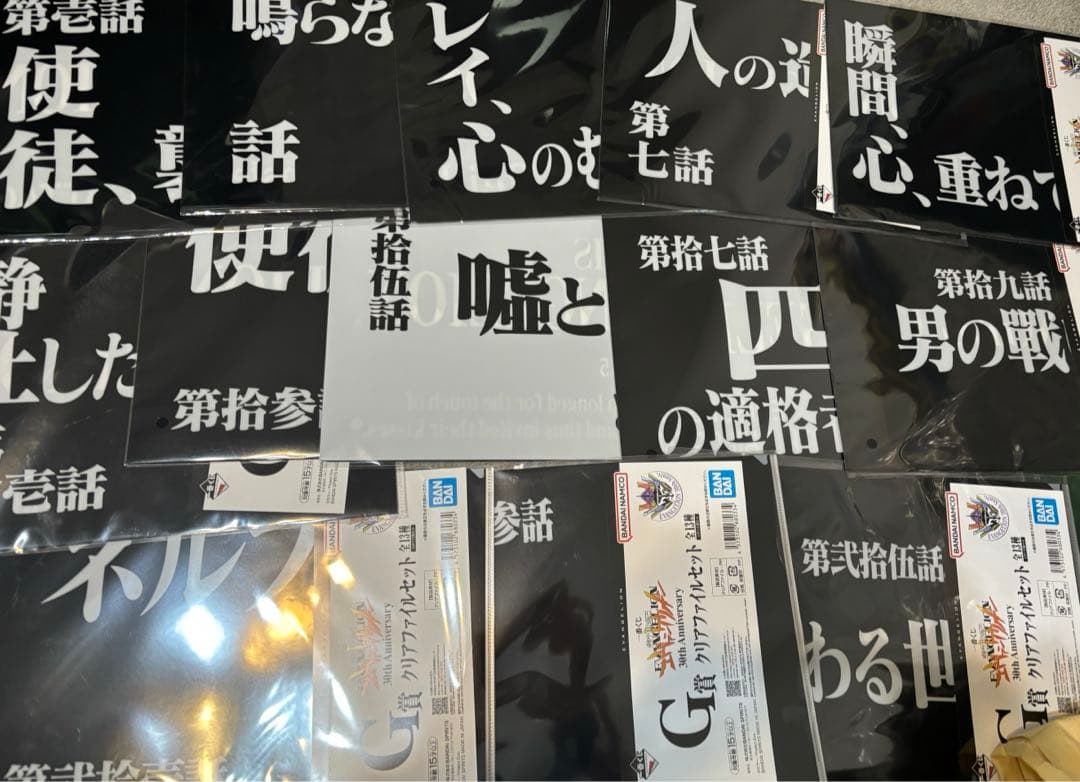 追跡有配送未開封一番くじエヴァンゲリオンG賞クリアファイル26枚１３種コンプセト