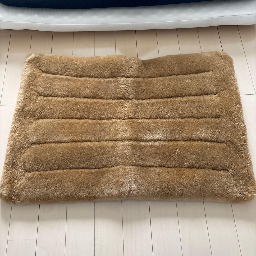 ムートンブラウン 枕カバー ブラウン　袋付き