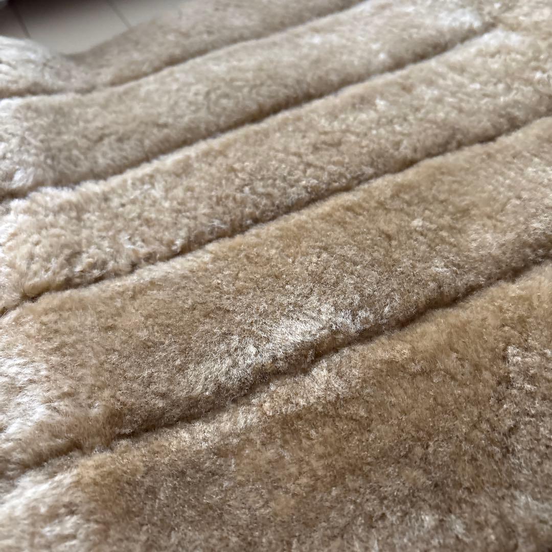 ムートンブラウン 枕カバー ブラウン　袋付き