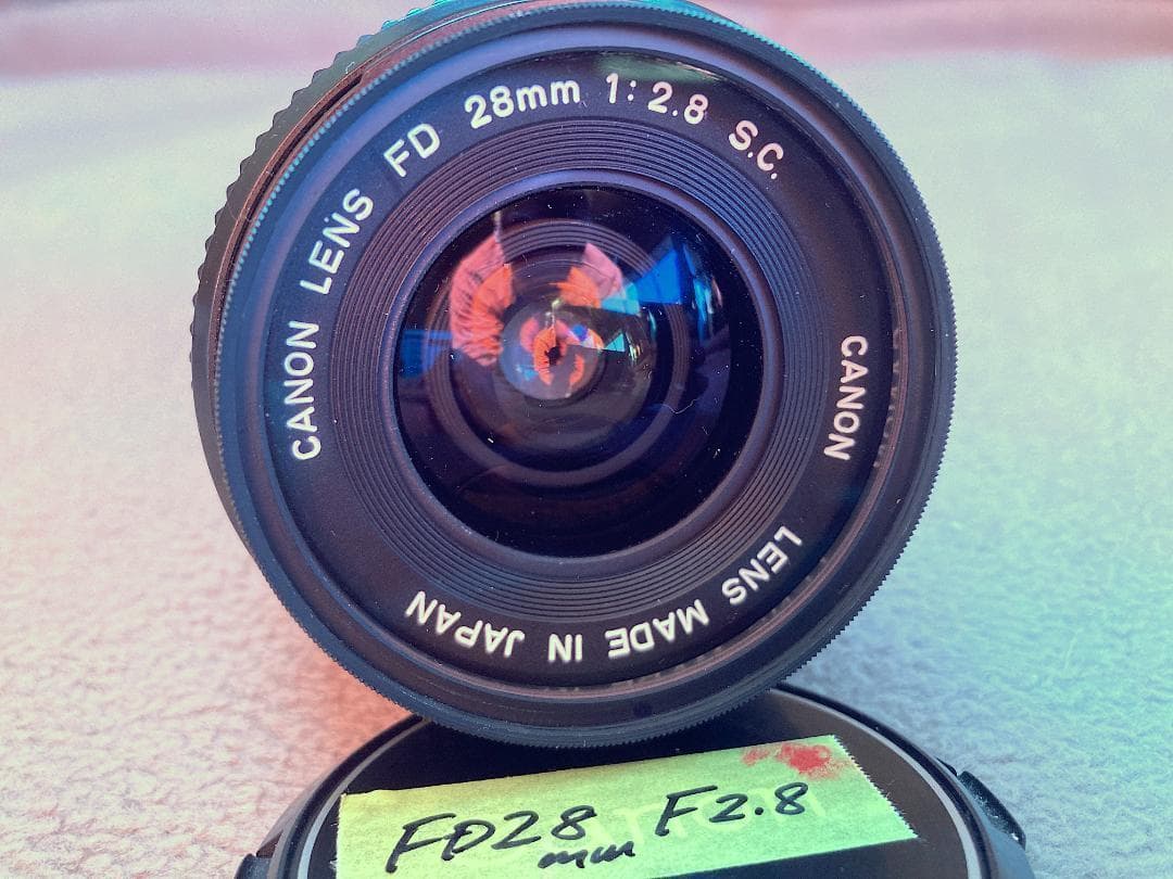 レンズ(単焦点) Canon FD28mm F2.8