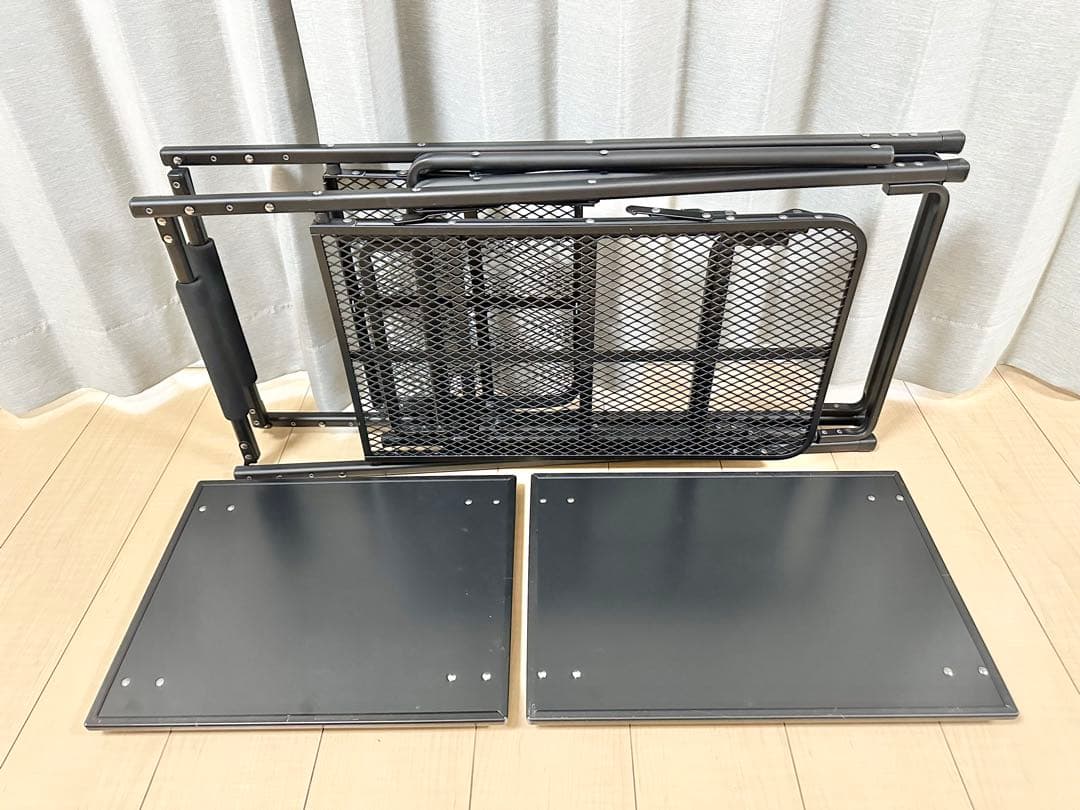 山善 キャンパーズコレクション タフライトスタンド キッチンテーブル