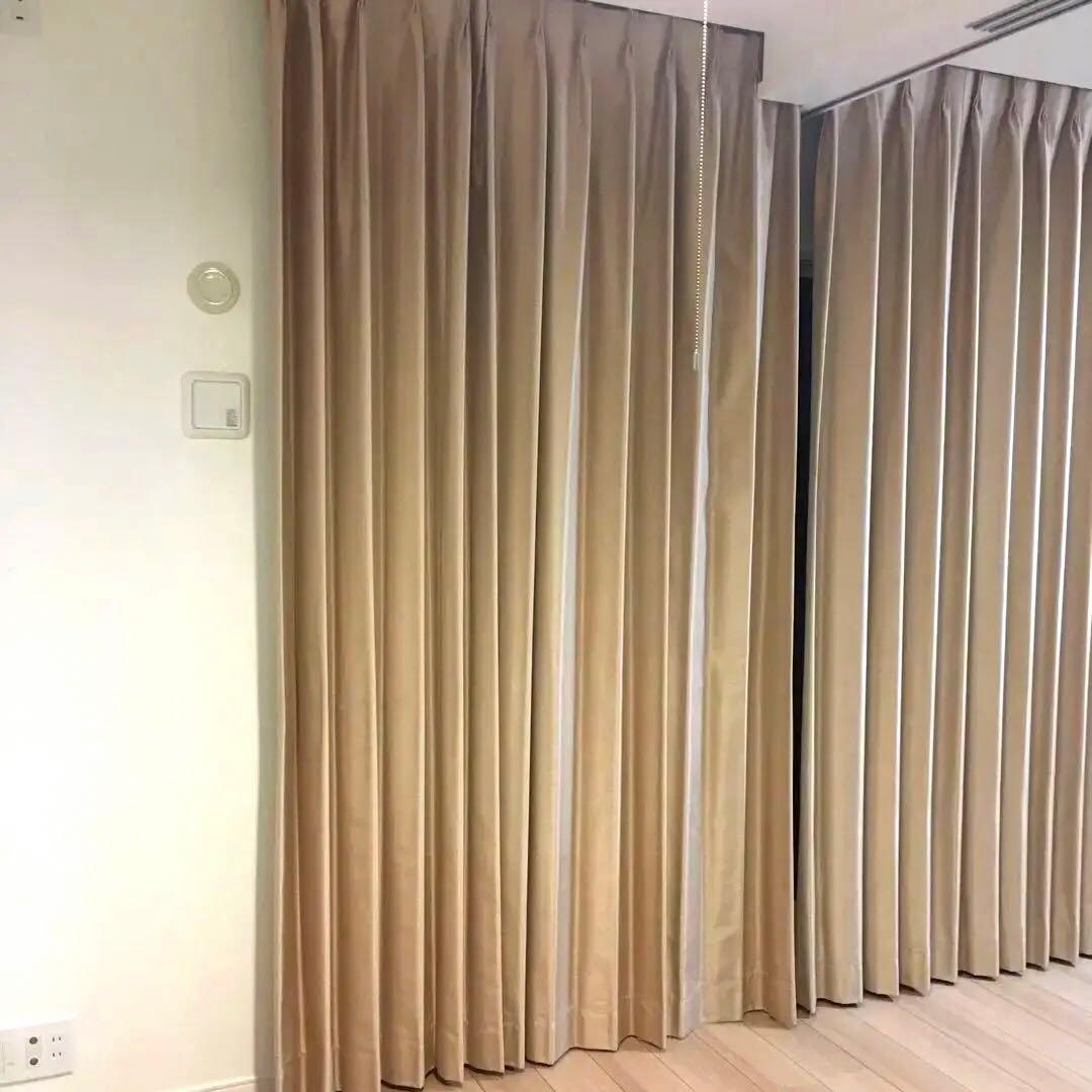 ニトリ☆遮光☆オーダーカーテン☆2倍ひだ☆3枚セット