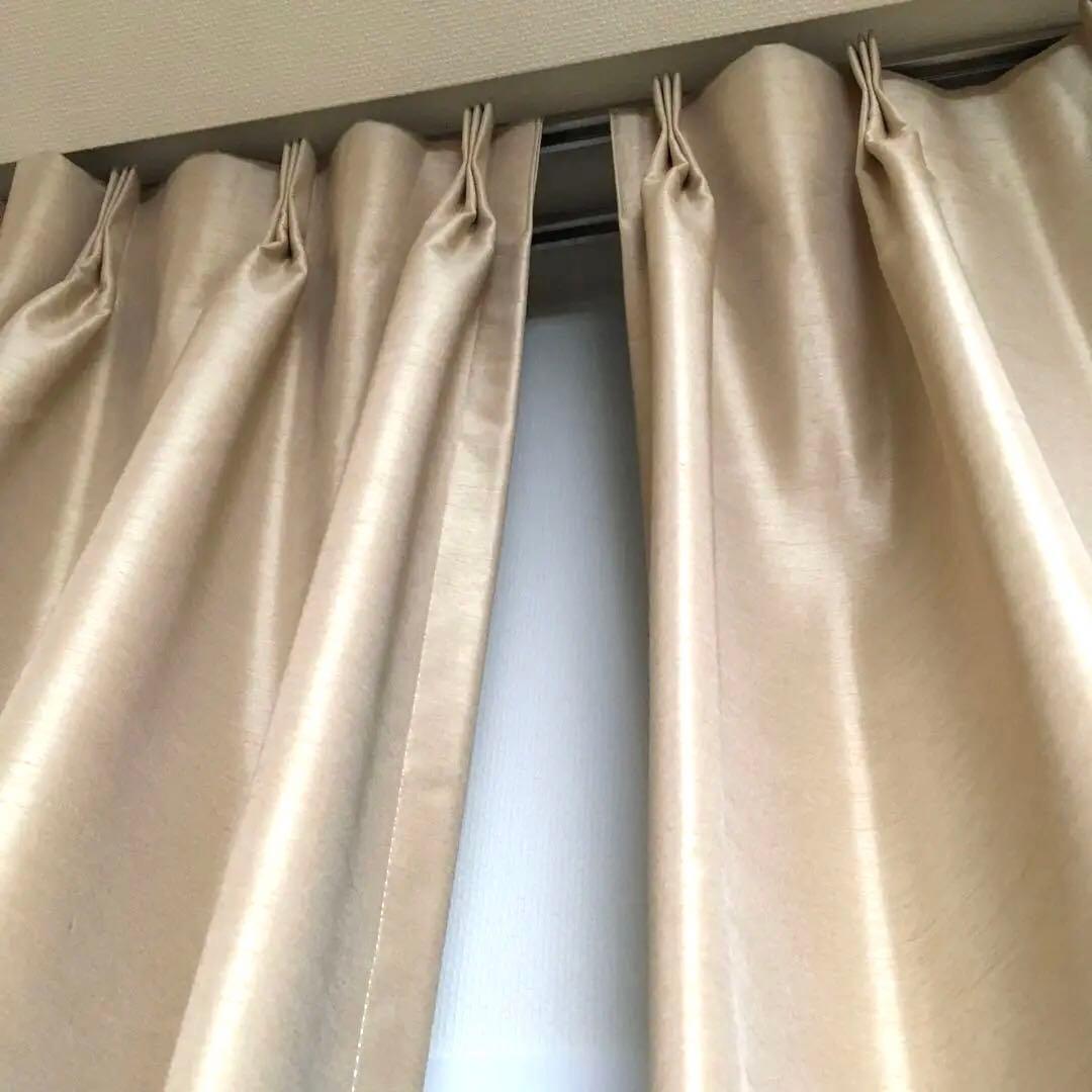 ニトリ☆遮光☆オーダーカーテン☆2倍ひだ☆3枚セット
