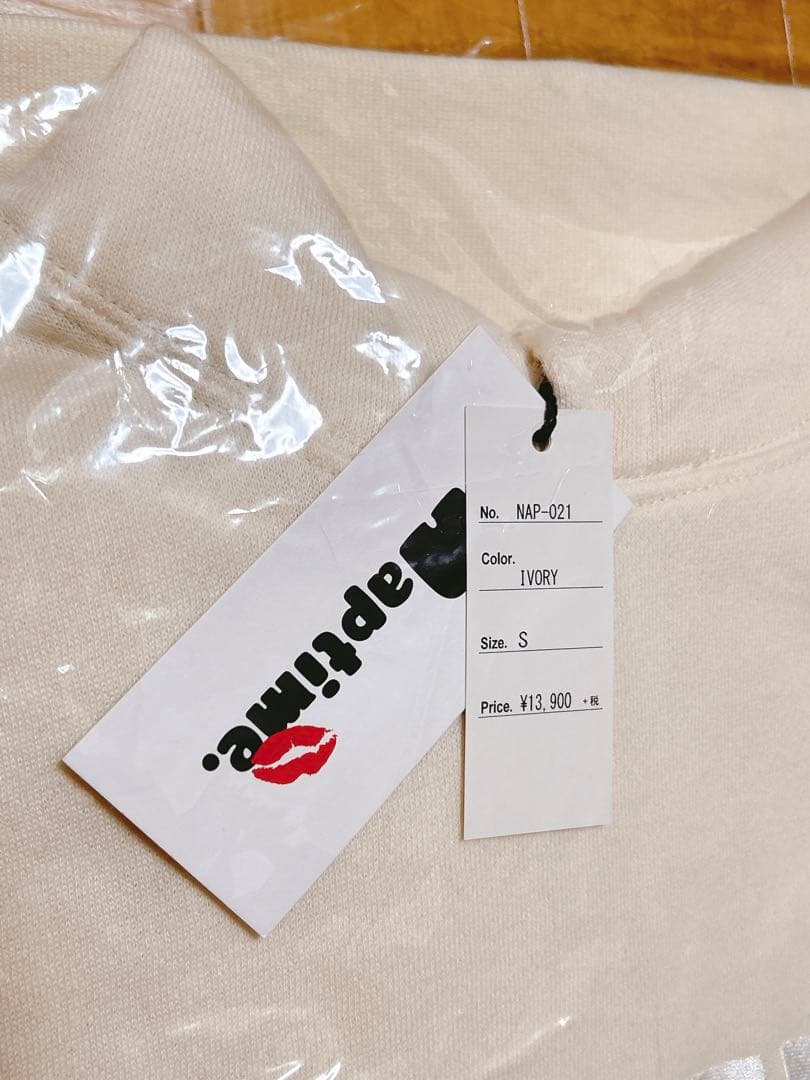 Naptime スウェットパーカー　アイボリー S LOOKBOOK付き