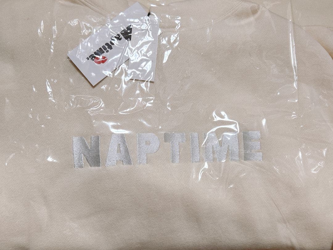Naptime スウェットパーカー　アイボリー S LOOKBOOK付き