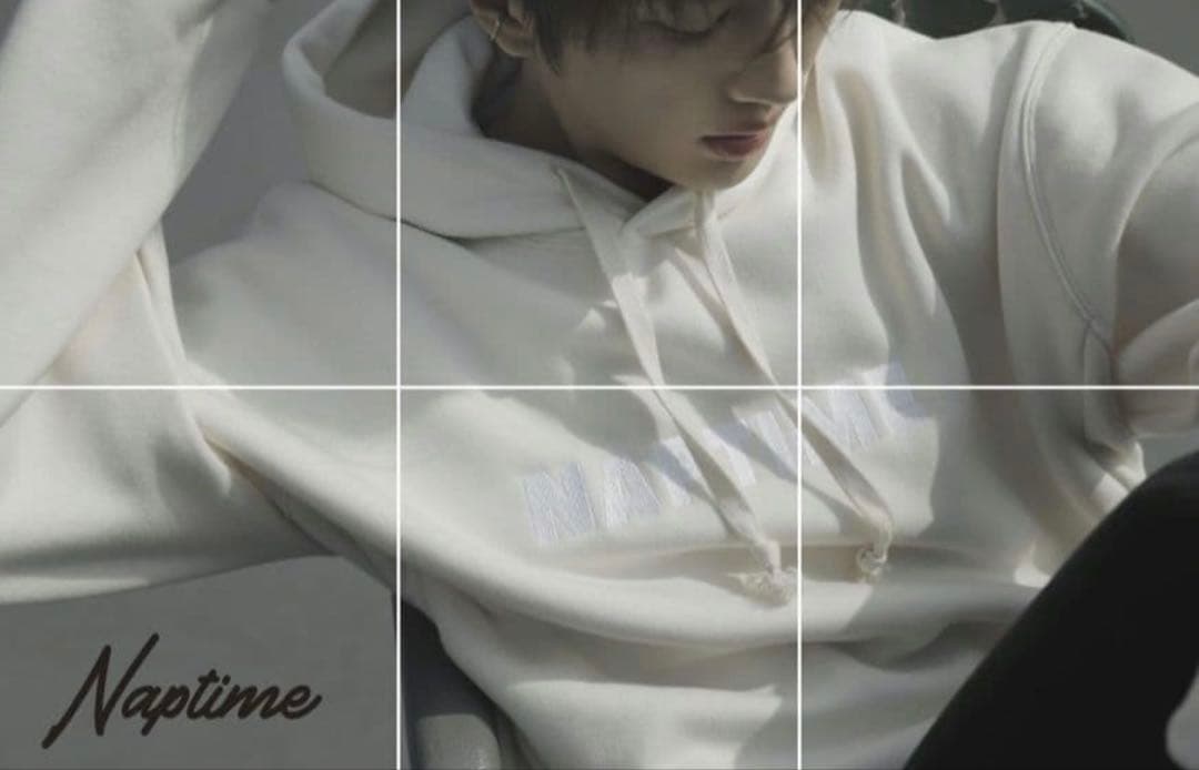 Naptime スウェットパーカー　アイボリー S LOOKBOOK付き