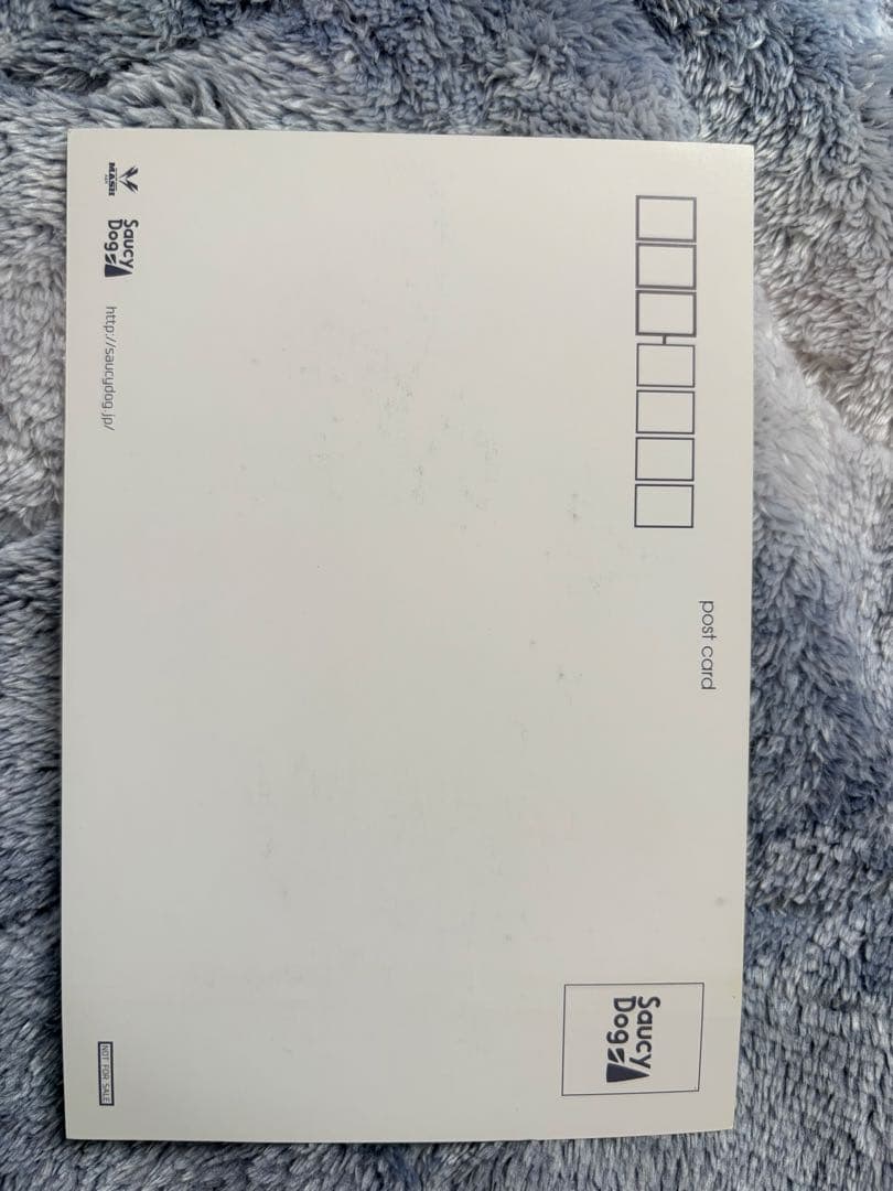 Saucy Dog サイン入りポストカード