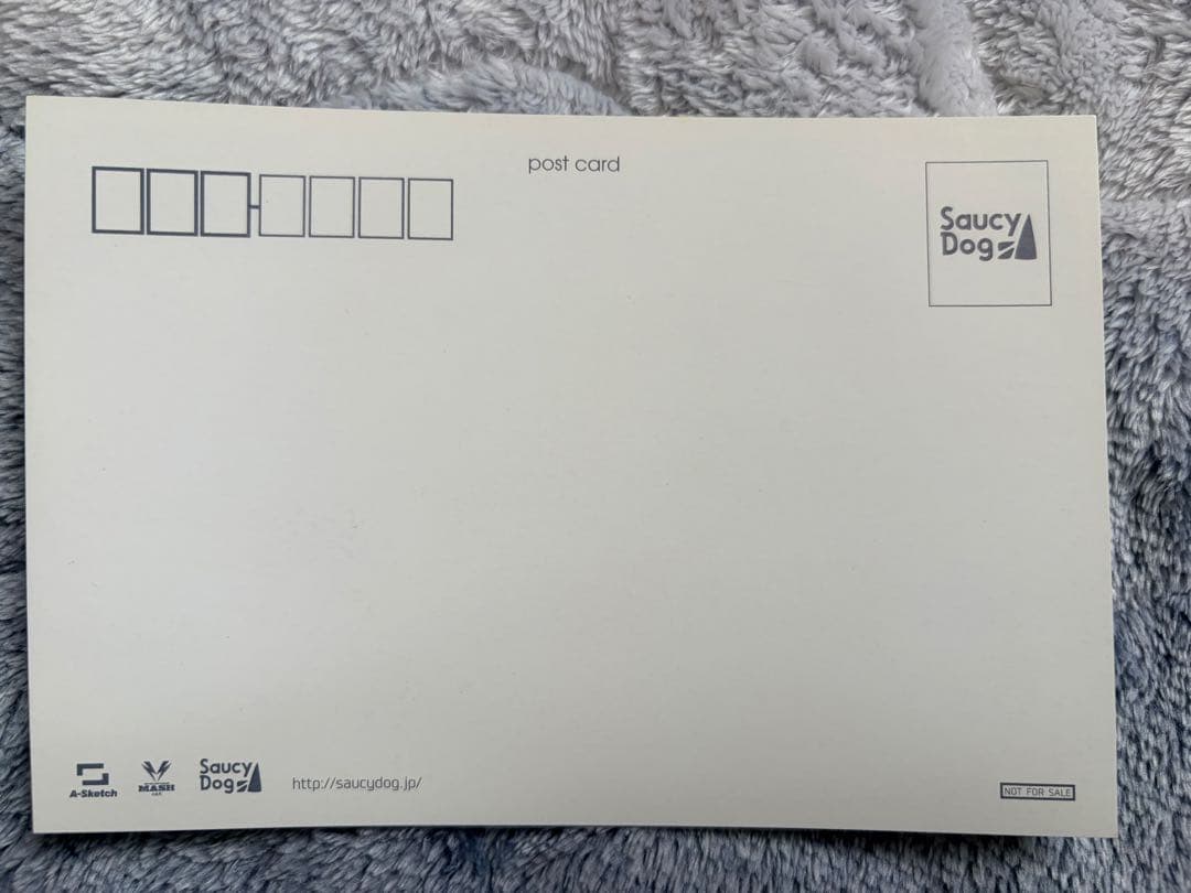 Saucy Dog サイン入りポストカード