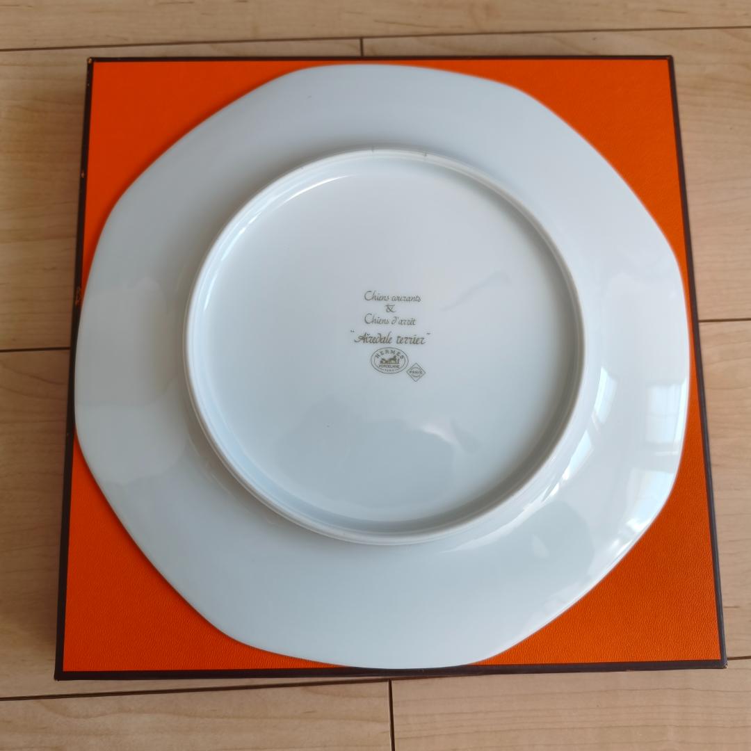HERMES 八角 プレート エアデールテリア エルメス