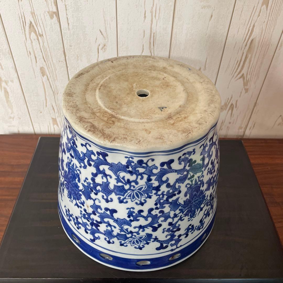 盆栽鉢　睡蓮鉢　蘭鉢　懸崖　植木鉢　観葉植物　山野草　花　染付け　大鉢