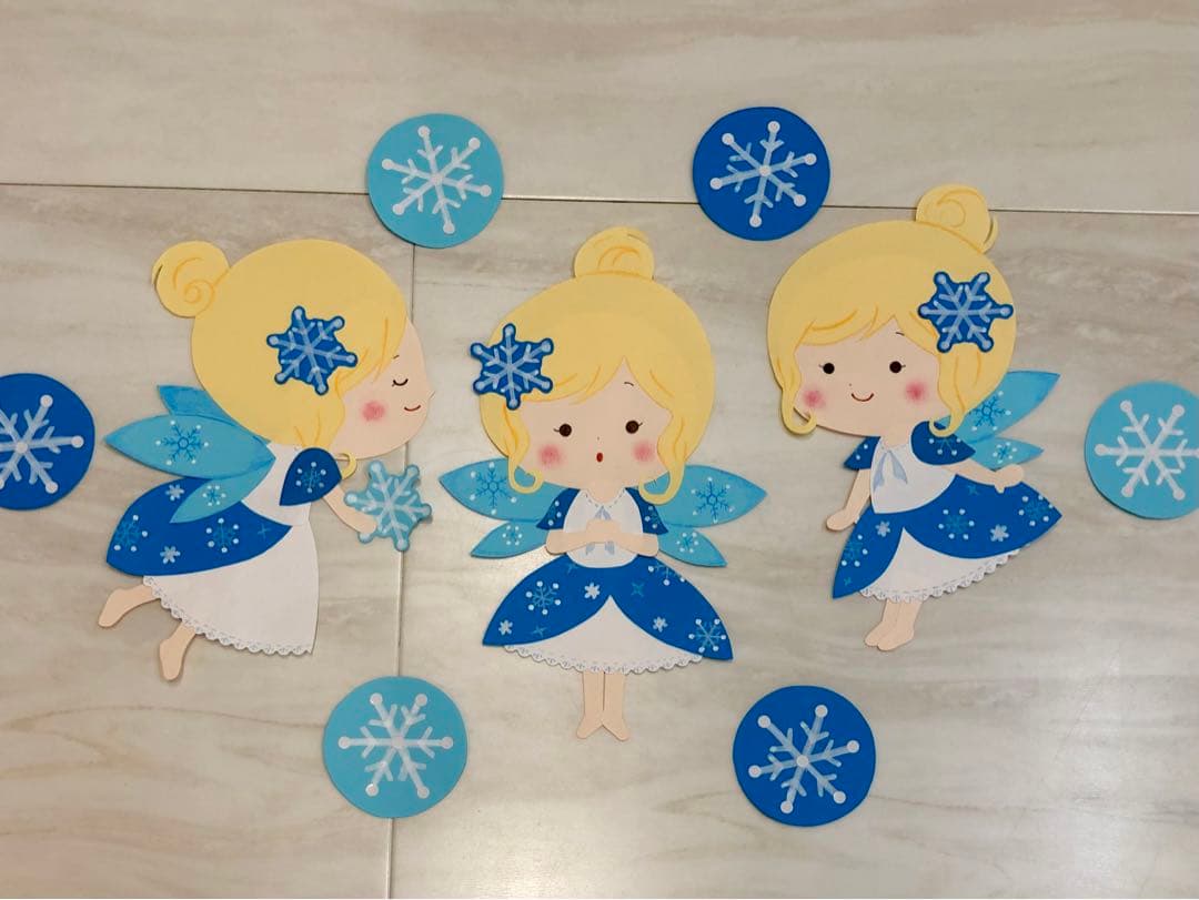 1年間使える妖精壁面7点セット