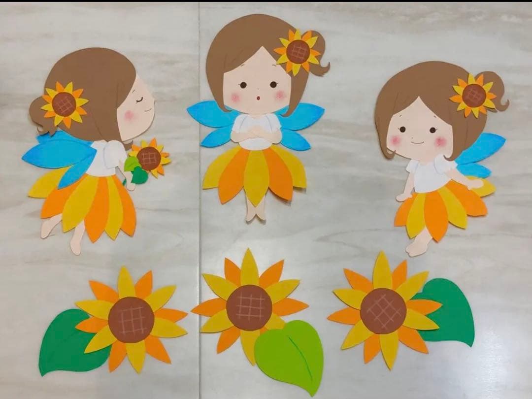 1年間使える妖精壁面7点セット