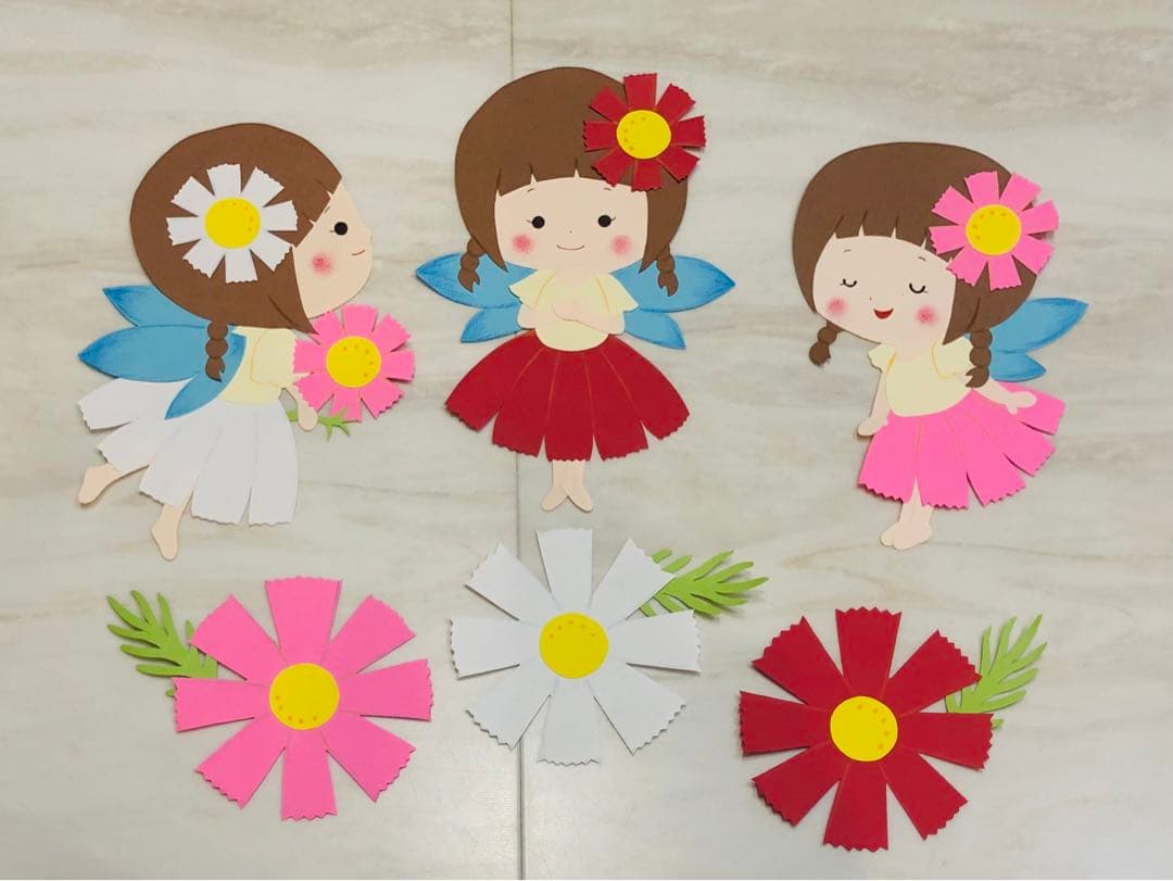 1年間使える妖精壁面7点セット