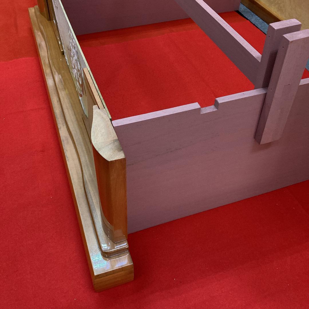 新B2 訳あり特価！豪華な三段飾り　雛人形三段台と屏風　台巾90㎝　ひな人形