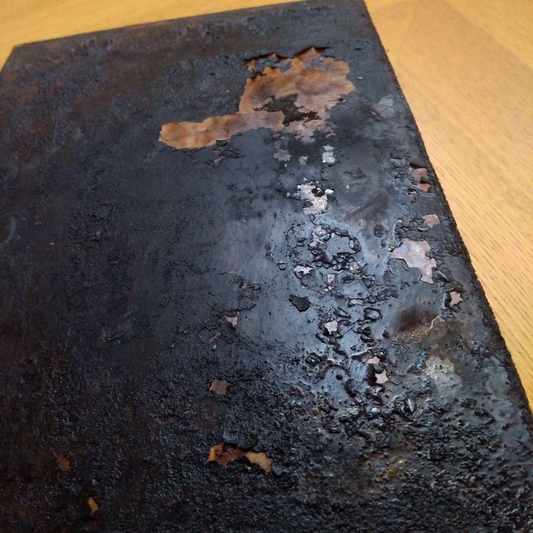 ◆レトロ◆ 超特大 業務用　使用及びジャンク品扱　玉子焼き器　17㎝×28㎝