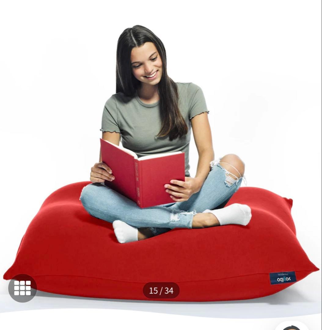 ヨギボー　ミニ　プレミアム　カバー　レッド