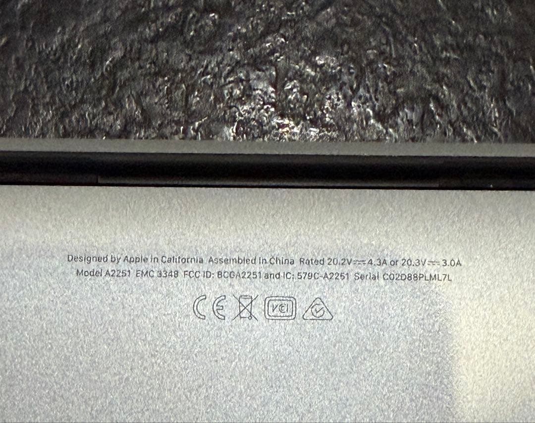 【美品】MacBook Pro 13インチ 2020 i5 16GB 512GB