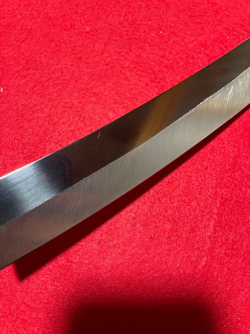 総銀黒檀　尺　鬼反り　一本限定　剣型　VG 鏡面　本焼き