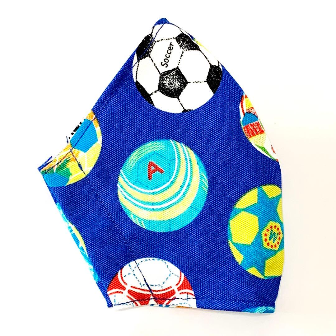 No.647 オーダーマスク　サッカー　ボール　ハンドメイド　インナーマスク