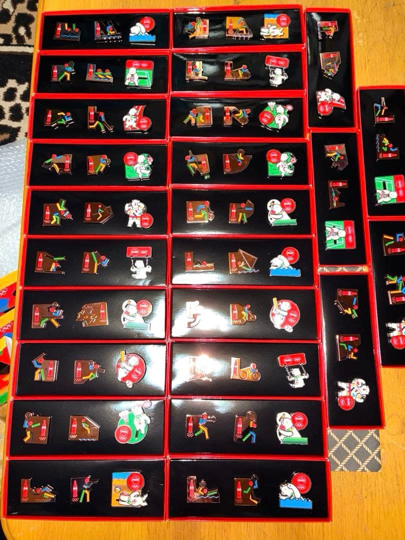 ★新品未使用★Coca-Colaオリンピック ピンバッジ セット☆コンプリート☆