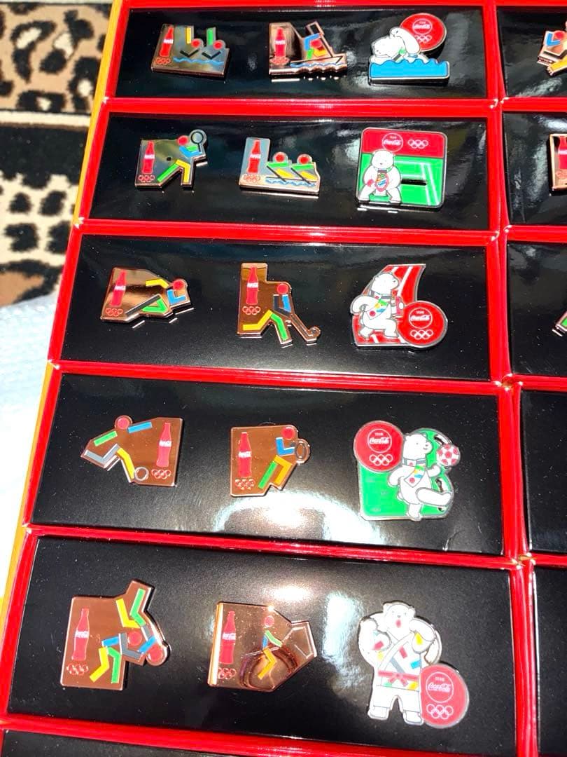 ★新品未使用★Coca-Colaオリンピック ピンバッジ セット☆コンプリート☆