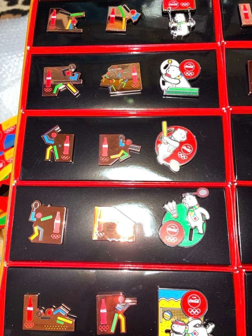 ★新品未使用★Coca-Colaオリンピック ピンバッジ セット☆コンプリート☆
